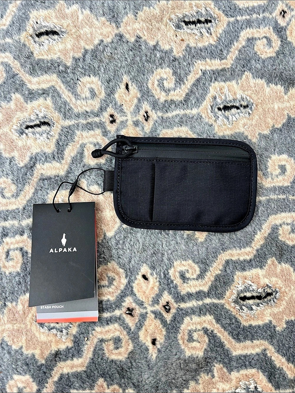 ALPAKA Stash Pouch Black NWT